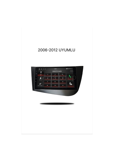 Snp Serisi Seat Leon 2006 - 2012 Uyumlu 6-128gb Hafıza Multimedya Sistemi Ve Geri Görüş Kamerası 9"