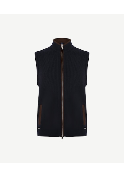 Yargıcı Regular Dik Yaka Yelek 25keyl6003x 535 Lacivert