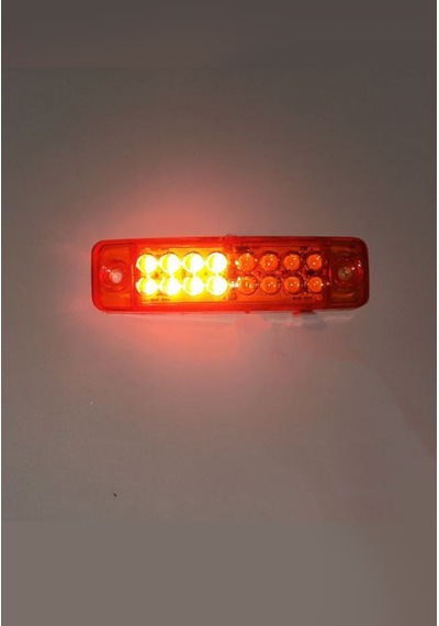 Ahmet Otomotiv 16 Ledli Mercekli Sarı Çkar Lamba 12volt-24volt