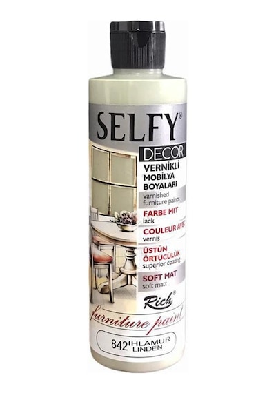 Rich Selfy Decor Vernikli Boya 240Cc - Ihlamur 842 Rich Selfy Decor Vernikli Boya 240Cc - Ihlamur 842