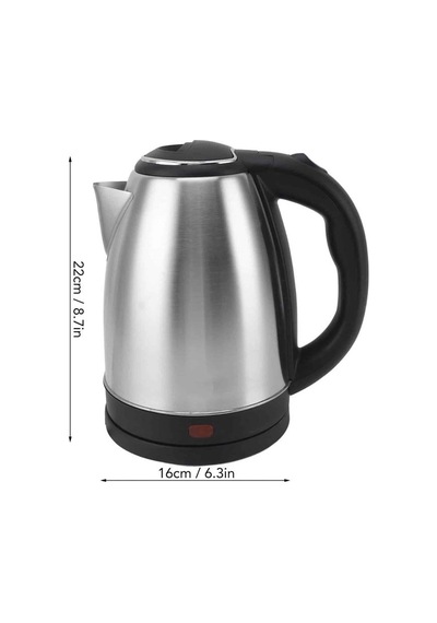 Su Isıtıcı 220 240 V Paslanmaz Çelik Kettle Uzun Ömürlü 2000 Watt