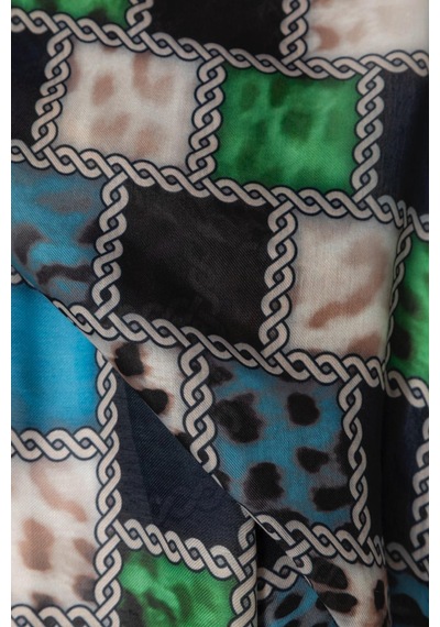Mimiyum Soft Şal-zincir Leopar - Model 3 Çok Renkli