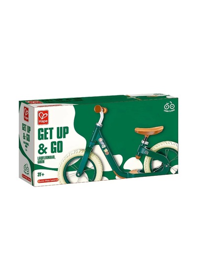 Hape Get Up & Go Denge Bisikleti,çevre Dostu, Hafif Ve Dayanıklı Tasarım Çocuk Bisikleti Yeşil