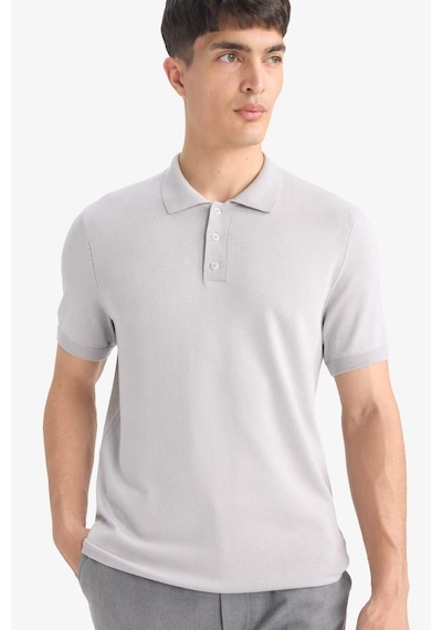 DeFacto Standart Fit Polo Yaka Kısa Kollu Triko Tişört E3241AX25SPGR192