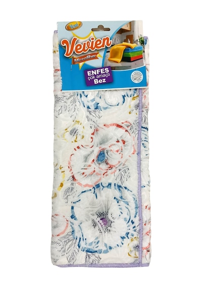 Microfiber Süper Emici Kurulama Bezi 40x50 Cm Mutfak Kurulama Bezi Beyaz