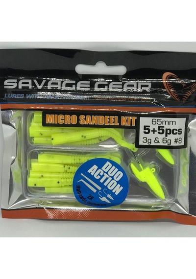 Savage Gear Lrf Micro Sandeel Kit 12Pcs