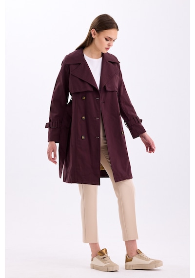 Pastelastore %100 Pamuk Gabardin Midi 95cm Astarlı Kemerli Kadın Trençkot 1113 Acı Kahverengi Pastelastore %100 Pamuk Gabardin Midi 95cm Astarlı Kemerli Kadın Trençkot 1113 Acı Kahverengi