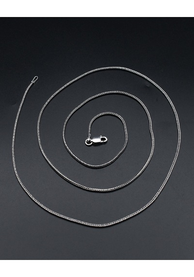 Erkek Gümüş Tilkikuyruğu Kolye Zincir 1 Mm 925 Ayar 800786