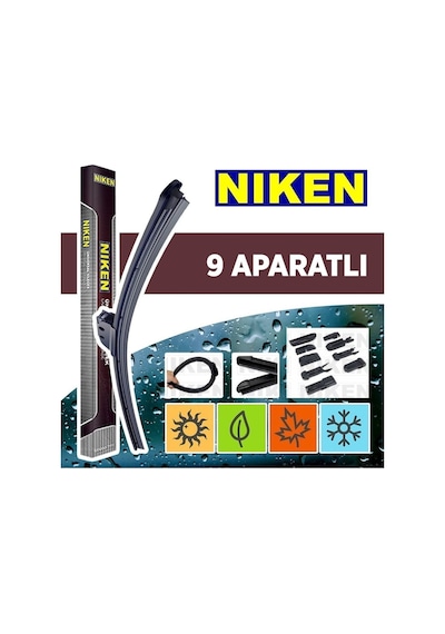 Niken Yeni Seri Honda Cr-v Muz Silecek Takımı 2002-2006 Muz Tip Silecek Aparatlı