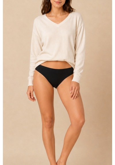 Loule Kadın 6'lı Yumuşak Modal Pamuklu Bikini Külot Renkli Set Çok Renkli