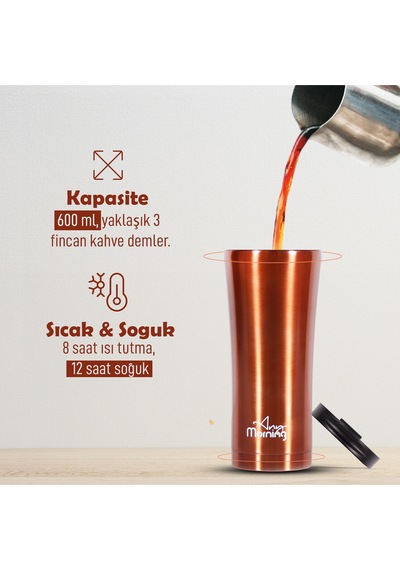 Any Morning Sı231905 Termos Mug Bakır