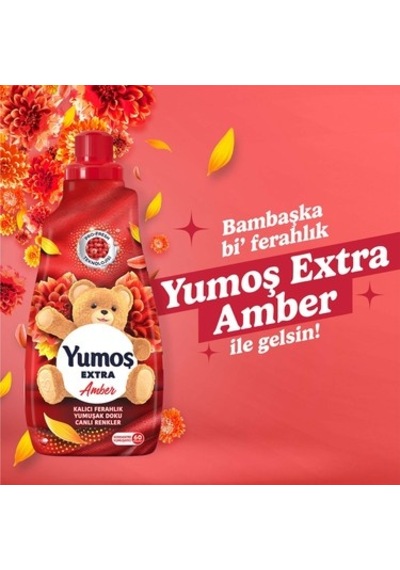 Amber Kokulu 1440 Ml Konsantre Çamaşır Yumuşatıcısı 100'lü Set