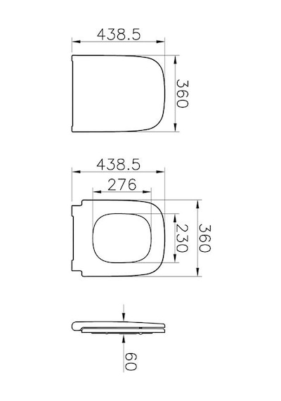 VitrA S20 Klozet Kapağı Beyaz 147-003-909