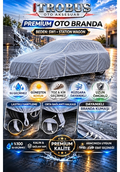 Mazda 3 4 Kapı 1.5/2.0 Skyactiv-g 2011-2025 Uyumlu Premium Araba Brandası Oto Branda Sw1 Beden