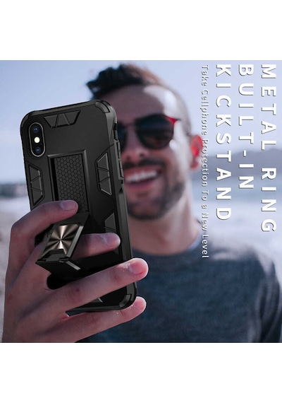 Apple Uyumlu iPhone XS 5.8 Kılıf Wolverine Armour Case