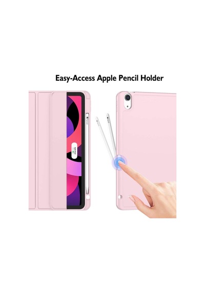 Apple Uyumlu iPad Air 11inç M2 2024 Kılıf Pen Charge Kalem Bölmeli A2902 A2903 A2904