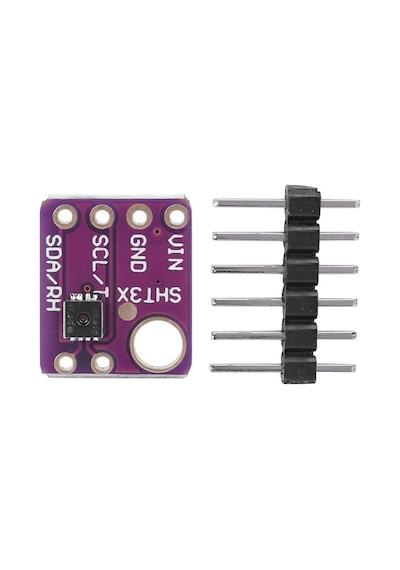Gy-sht31-d Yüksek Hassasiyetli Dijital Sıcaklık Ve Nem Sensörü Modülü I2c Arduino Uyumlu