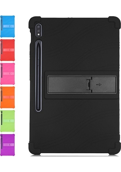 Ally Galaxy Uyumlu Tab S8 S7 T870 - T875 11 Inç Standlı Silikon Kılıf