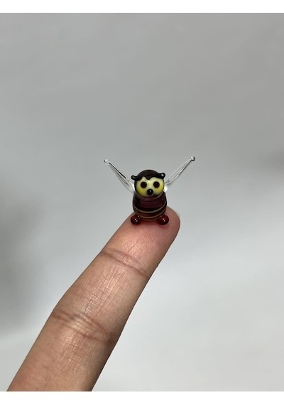 El Yapımı Mini Murano Cam Baykuş Biblo A171-04