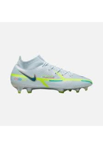 Nike Phantom GT2 Dynamic FG Krampon Beyaz - Sarı - Mavi