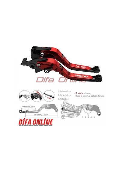 YZF R3 15-22/MT 03 18-22 Manet Ayarlı CNC KATLANIR Nikel Renk