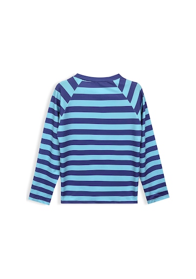 Denokids Uv Korumalı Çizgili Erkek Çocuk Mayo T-shirt Renkli