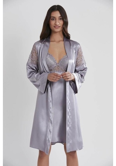 Pierre Cardin Kadın Gecelık 6955 Saten Kaplı 6lı Set 001