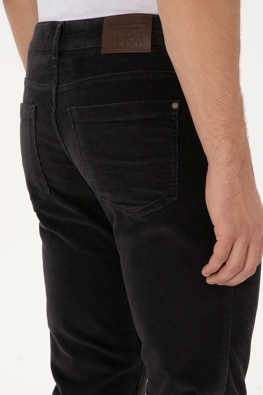 U.S. Polo Assn. Erkek Gri Slim Fit Kanvas / Chino Pantolon 50310150-VR024