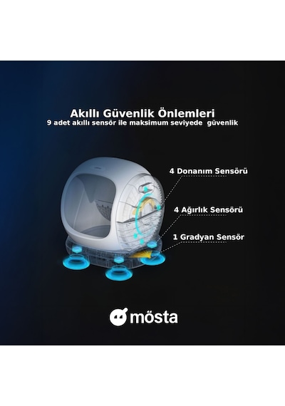 UBPet C20 Akıllı Otomatik Kedi Tuvaleti | App Kontrol, Otomatik Temizleme, 38DB Sessiz, Ağırlık Sensörü