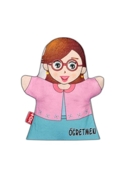 Tox Öğretmen Meslekler Keçe El Kukla T330 . Eğitici Oyuncak