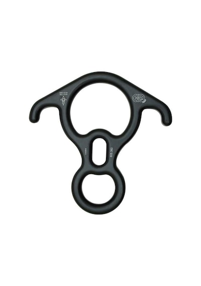 Kong Big 8 Kulaklı Descender 40kn Sekizli İndirici İniş Aleti Tactical Black 80506n400kk Siyah