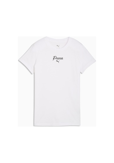 Puma Essentials Script Kadın Beyaz Tişört 691760-02