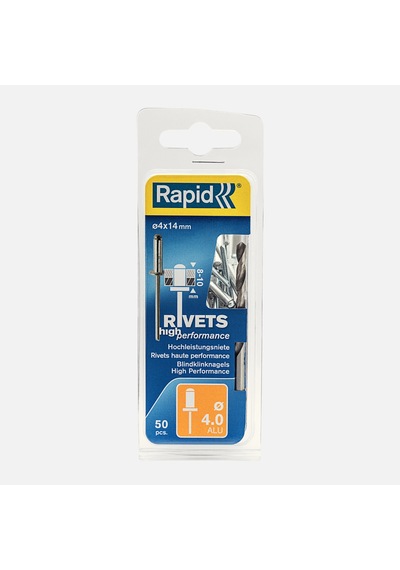Rapid Perçin 4x14 Mm Alu Matkap Ucu 50 Adet 4'li Avantaj Paketi Mıchu