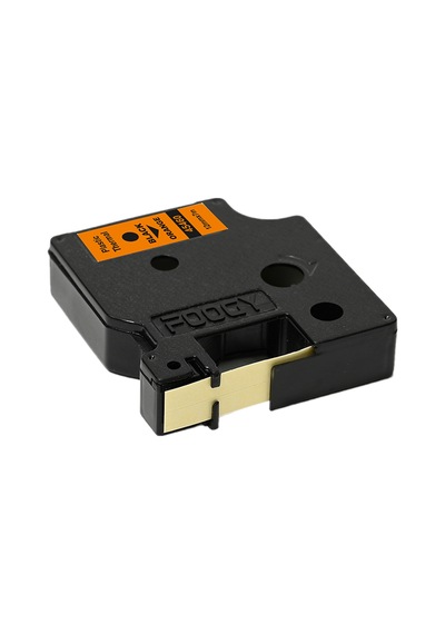 Foogy Dymo D1 Etiket Plastik Thermal Turuncu-siyah-45460