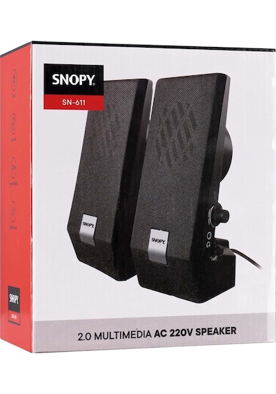 Snopy Sn-611 2.0 Ac 1+1 220V Speaker