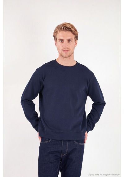 Buratti Pamuklu Relaxed Fit Bisiklet Yaka Sweat Erkek Sweat 5901257 İndigo Indigo Buratti Pamuklu Relaxed Fit Bisiklet Yaka Sweat Erkek Sweat 5901257 İndigo Indigo
