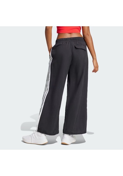 Adidas Essentials 3-stripes Lifestyle Woven Kadın Paraşüt Pantolon Je1306 Siyah
