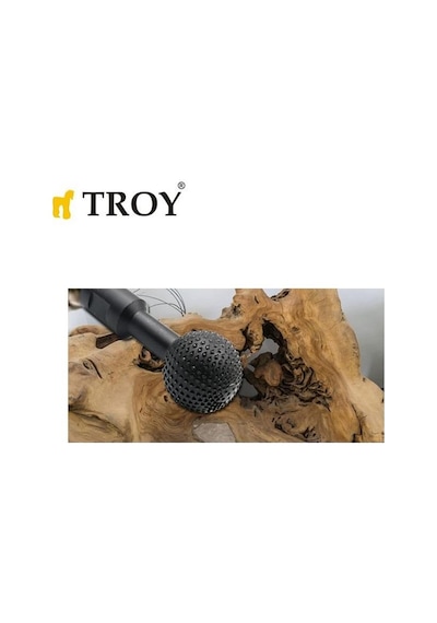 Troy 25080 Avuç Taşlama İçin Küresel Ahşap Zımpara, Öğütme Ucu, M14-20