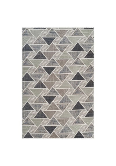 Villadia Home Textile Modern Desen Baskılı Kaymaz Taban Elit Şık Dört Mevsim Yıkanabilir Halı Yolluk Oturma Salon Odası Mavi