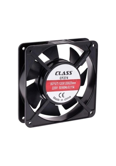 Class Cf-274 120x120x25 Ac 220 Volt 2 Pin 50/60 Hz 0.11a Fan