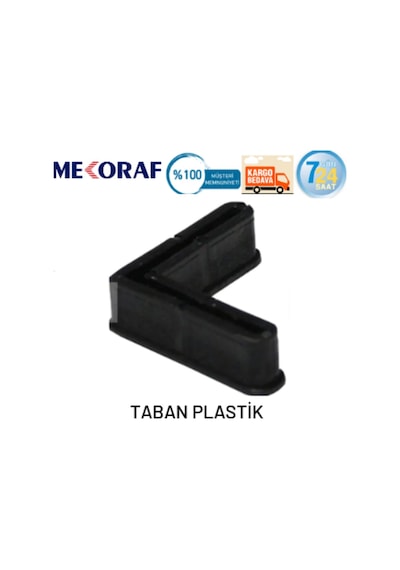 Mekoraf Mekoraf Çelik Raf Profili Plastik Taban 20 Adet Fiyatıdır