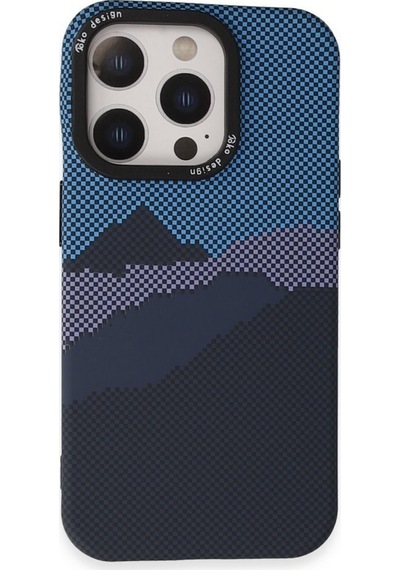 Apple Uyumlu iPhone 15 Pro Kamera Korumalı Premium Bufo Kılıf Koyu Mavi