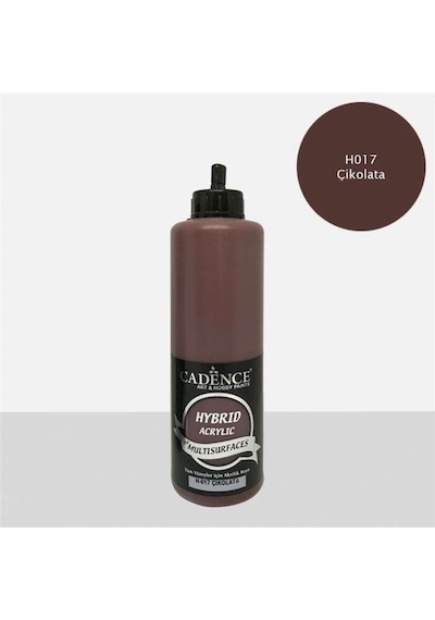 Cadence Hybrid Akrilik Boya 500 Ml Çikolata H017