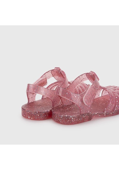 Igor S10329 CLASICA CRISTAL Çocuk Fucsia Multi Glitter Sandalet