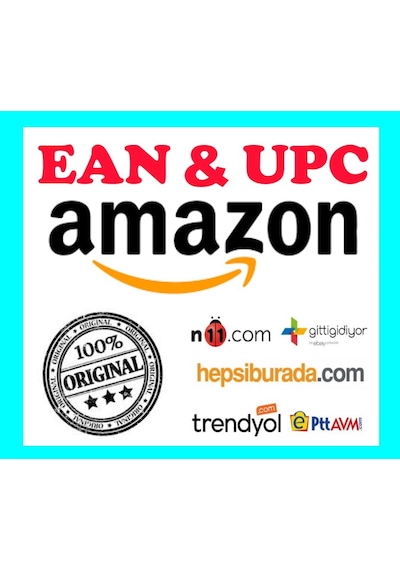 Amazon Barkod Kodu Ean Upc 50 Adet Gs1 Kayıtlı