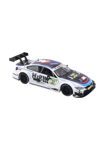 1:24 Ölçek Bmw M4 Dtm Beyaz Diecast Metal Model Araba Açılabilir Kapı Ve Kaput Çok Renkli
