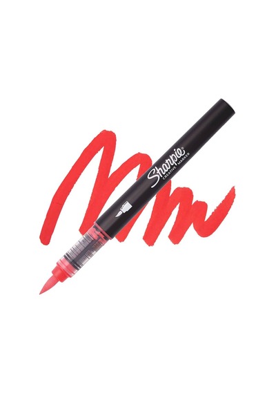 Sharpie Akrilik Markör Fırça Uç Kırmızı 2218113 Diğer