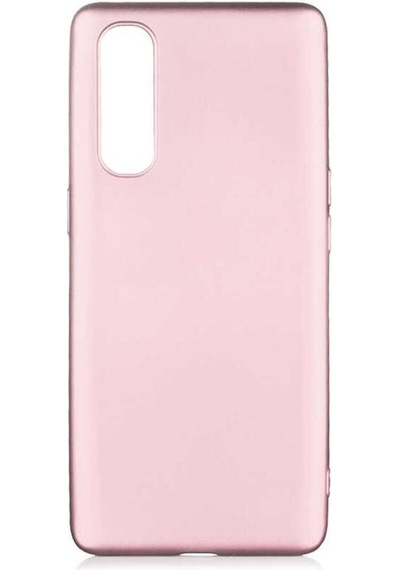 Oppo Reno 3 Kılıf Zore Premier Silikon Kapak Rose Gold