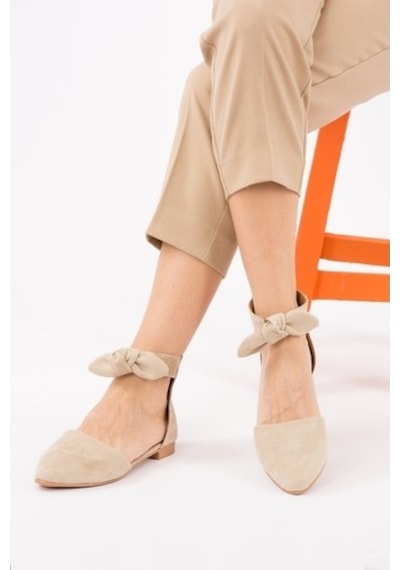 Fox Shoes Ten Kadın Babet H726761502 Ten Rengi