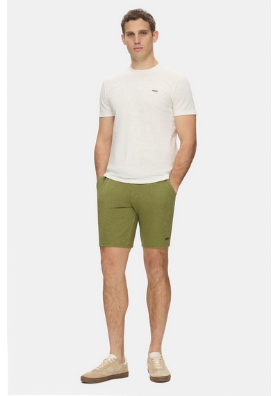 Taylor Kemik Rengi Bisiklet Yaka Krinkıl Hafif Kumaş Metal Logolu Standard Fit Erkek Tshirt Kemik Rengi Taylor Kemik Rengi Bisiklet Yaka Krinkıl Hafif Kumaş Metal Logolu Standard Fit Erkek Tshirt Kemik Rengi